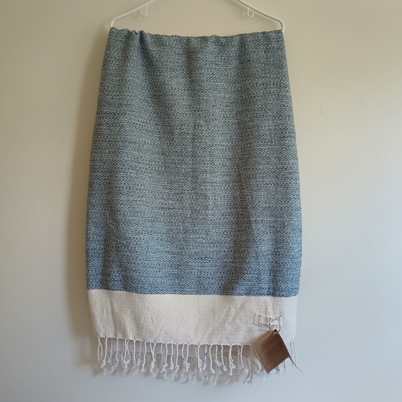 New 48”x 61” Smyrna Turkish Cotton Throw Blanket New With Tags Made in Turkey - Picture 9 of 11